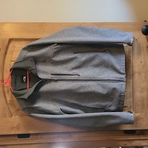 Men's Northface softshell jacket Heather gray color